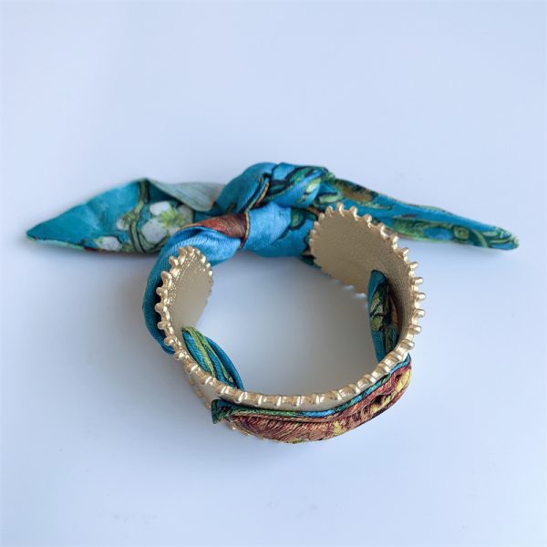 French Retro Color Scarf Bracelet