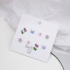 Silver Needle Color Tulip Butterfly Set