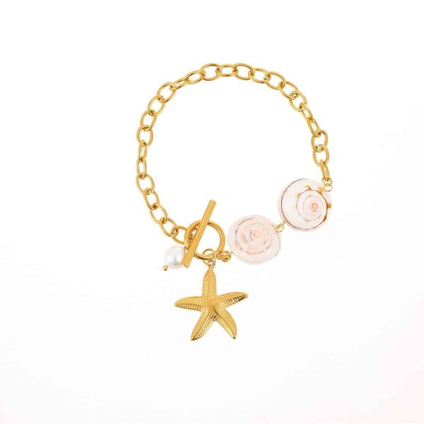 Shell Stainless Steel Necklace Clavicle Chain Jewelry