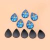 Vintage Drop-shaped Flower Acrylic Earrings