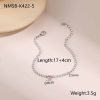Titanium Steel Bracelet Inlaid Zircon Sweet