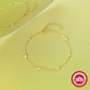 S925 Sterling Silver Minimalist INS Love Twin All-match Bracelet