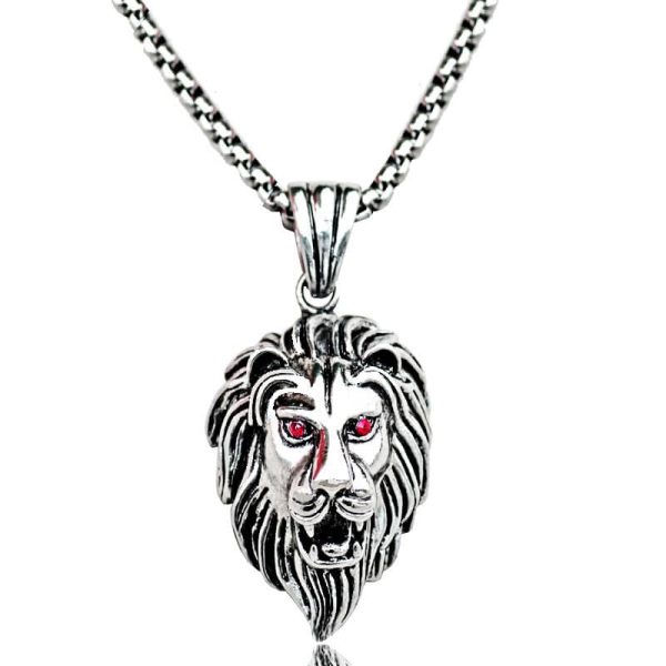 e16a446a-9fa8-4d96-80ae-8218d444da6f.jpg Retro Lion's Head Stainless Steel Domineering Necklace