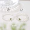 Natural White Agate Hetian Jade Bracelet For Women