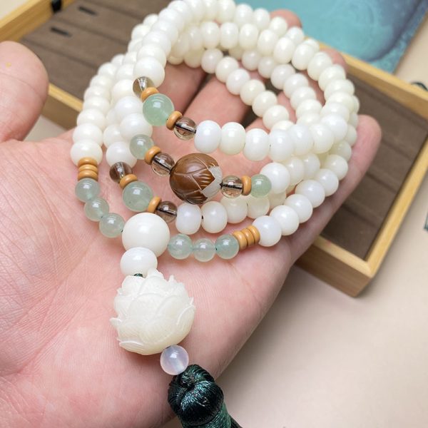 Fashion Personality White Jade Bodhi Bracelet