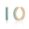 Fashion Round Micro-set Zircon Personality Trend Ear Buckle