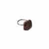 Natural Shaped Square Baroque Pearl Ring Whole Body 925 Silver Simple Elegant Girls JZ1519