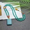 Turquoise Clavicle Lucky Pendant Necklace