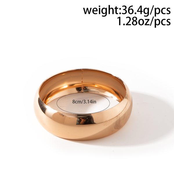 European And American Design Exaggerated Glossy Niche Geometric Combination Bracelet