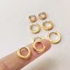 Earrings Temperament Simple Circle Small Hoop