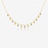 S925 Sterling Silver Pear-shaped Zircon Hanging Scarf Long Necklace