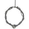 Hip Hop Necklace Future Sense Heavy Industry Winding Steel Titanium Metal