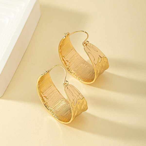 French Elegant Circle Earrings Women