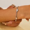 Affordable Luxury Fashion Simple Love Stainless Steel Bracelet