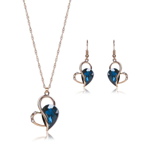 Two-piece Set Of Popular New Jewelry Necklace And