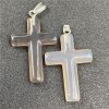Natural Stone Powder Crystal Agate Semi-precious Stone Cross