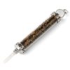 Rhodolite Crushed Stone Wishing Bottle Wing Scepter Jewelry Pendant Crystal Crafts
