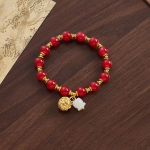 Night Market Temple Fair Bracelet Colored Glaze New Chinese Bracelet