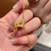 Gold Snake New Chinese Style Jade Necklace