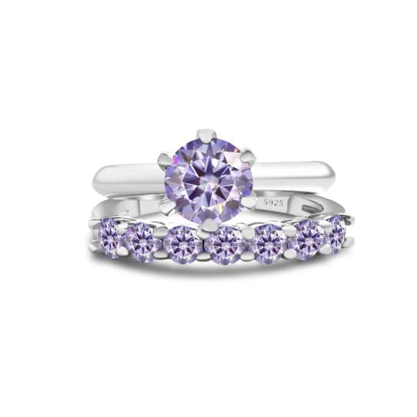 S925 Sterling Silver Moissanite Suit