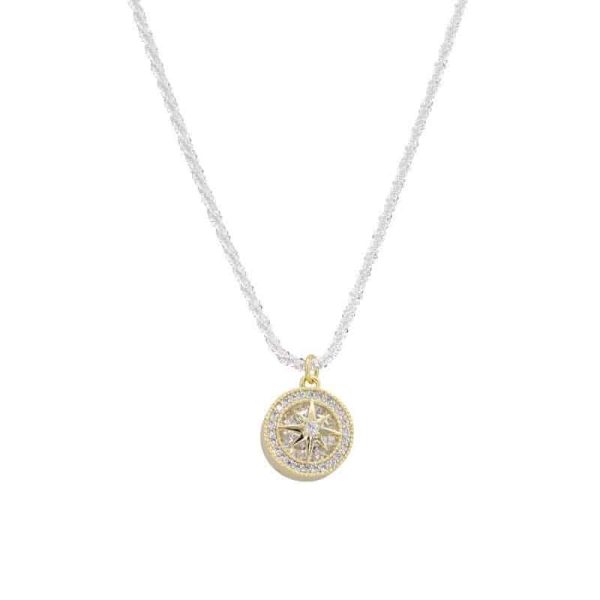 Niche High-grade Six-pointed Star Starry Sky Necklace