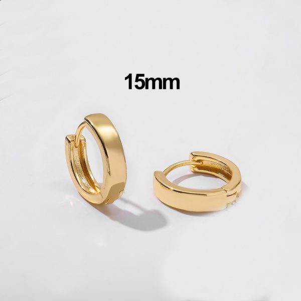 Earrings Temperament Simple Circle Small Hoop