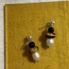 S925 Sterling Silver Natural Tigereye Black Agate Pearl