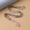 Exquisite Women's Natural Stone Beaded Necklace
