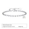 Stainless Steel Fashionable Rugby Bead Necklace Bracelet Gold