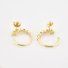 Large Circle Zircon Fashion Simple Women Jewelry Style Earrings