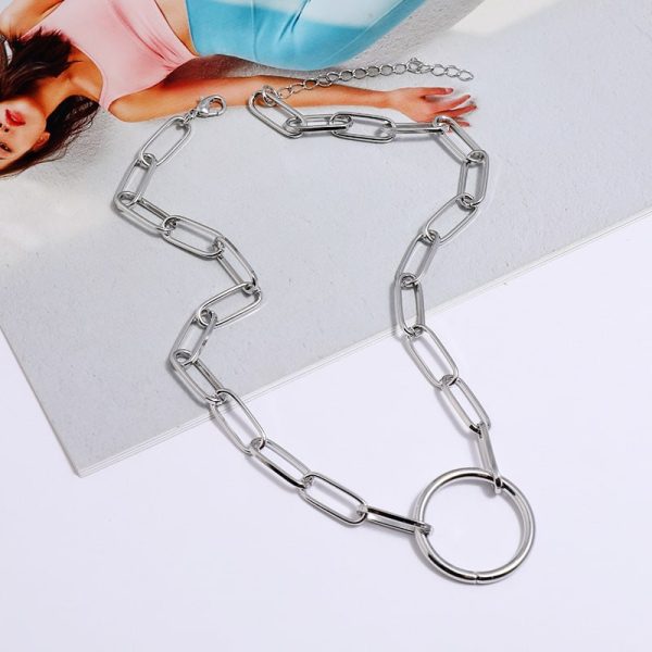 Korean Style Chain Necklace European And American Punk