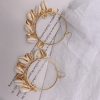 Boho Style Natural Shell Earrings Circle Tassel Pendant Earrings