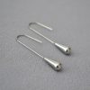 All-match drop shape earrings