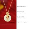 Laurel Safe Buckle Natural Hetian Jade Necklace