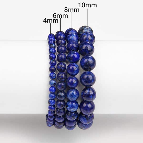 Natural Stone Volcanic Stone Purple Mica Red Agate Crystal Lapis Lazuli Bracelet