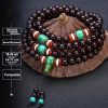 Pterocarpus Santalinus Bracelet Men's 108 Beads
