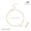 S925 Silver Hemp Flowers Chain Woven Square Zirconium All-match Bracelet