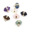 Natural Stone Pillar Pendant Jewelry Accessories