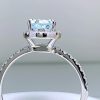 1.5 Carat Fresh Navy Blue Treasure Ring, Light Luxury And Niche