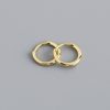 High-quality Circle-shaped S925 Sterling Silver Ear Buckle