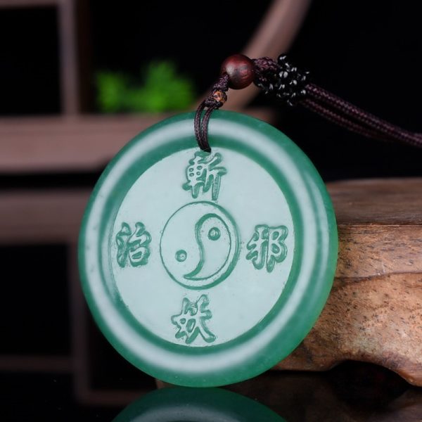 Brazil Green Aventurine Yulin Pendant Male And Female Jade Pendants
