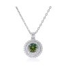 Golden Yellow Necklace Women's Sterling Silver