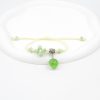 Glass Dried Flower Bracelet Real Flower Lace Flower