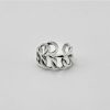 S925 Sterling Silver Ring For Men And Women Retro Hip Hop Thai Silver Simple Hollow