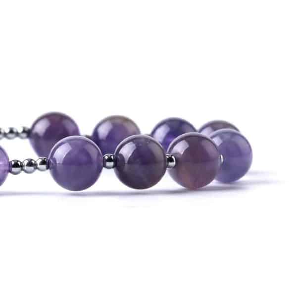 Stone Merkaba Round Bead Bracelet