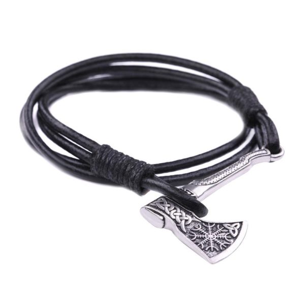 Men's Cowhide Woven Multi-layer Bracelet