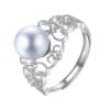 Retro Natural Open-end Pearl Ring Women