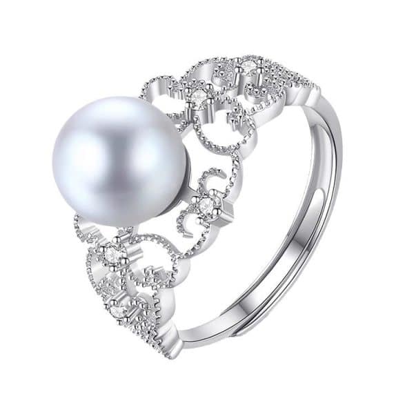 Retro Natural Open-end Pearl Ring Women