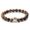 Volcanic Rock Tigereye Yoga Bracelet