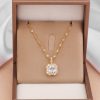 Women's Special-interest Design Inlaid Zircon Titanium Steel Clavicle Chain